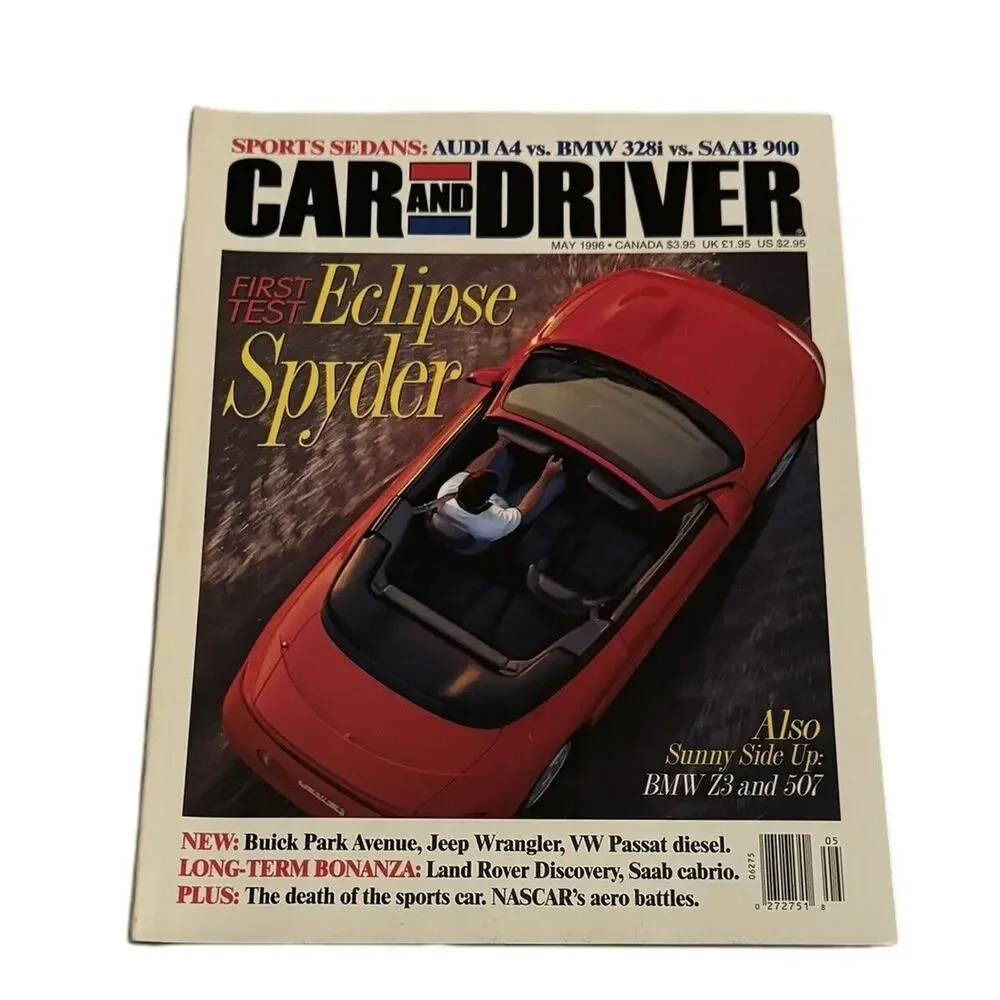 Car and Driver‎ Magazine VTG 1996 February May June July Corvette Cobra Lexus